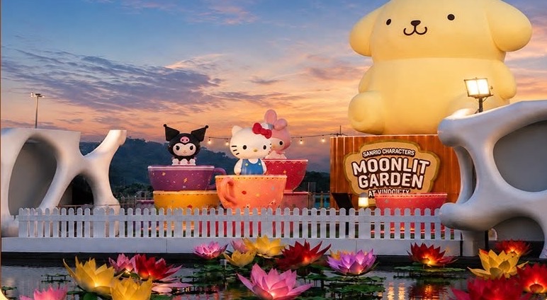 Sanrio Characters Moonlit Garden at VivoCity