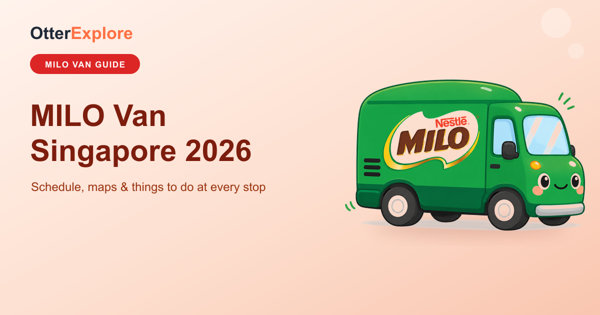 MILO Van Singapore 2026 — free MILO schedule and locations this National Day — OtterExplore